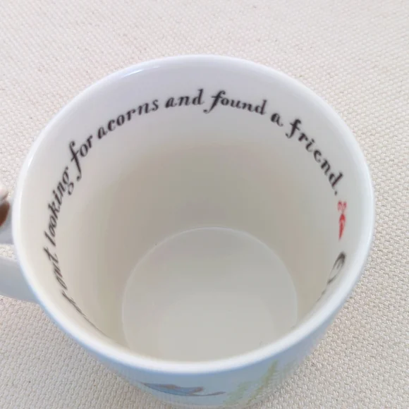 Starbucks 2010 HUXLEY Mouse Squirrel Holiday Coffee Mug Tea Cup 8oz bone China - Picture 5 of 8